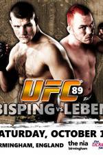 Watch UFC 89: Bisping v Leben Vidbull
