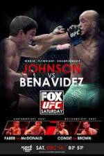Watch UFC On Fox Johnson vs Benavidez II Vidbull