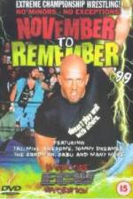 Watch ECW - November To Remember '99 Vidbull