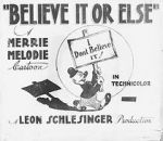 Watch Believe It or Else (Short 1939) Vidbull