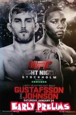 Watch UFC on Fox 14 Gustafsson vs Johnson Early Prelims Vidbull