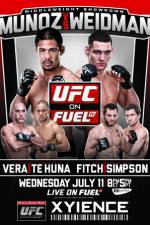 Watch UFC on FUEL 4: Munoz vs. Weidman Vidbull