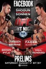 Watch UFC Fight Night 26 Facebook Prelims Vidbull